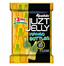 Alpenliebe Juzt Jelly Mango Bottles (Ripe Mango Flavoured)  Pack  72.8 grams